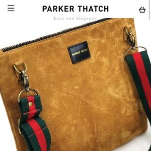 Stunning suede crossbody/ clutch